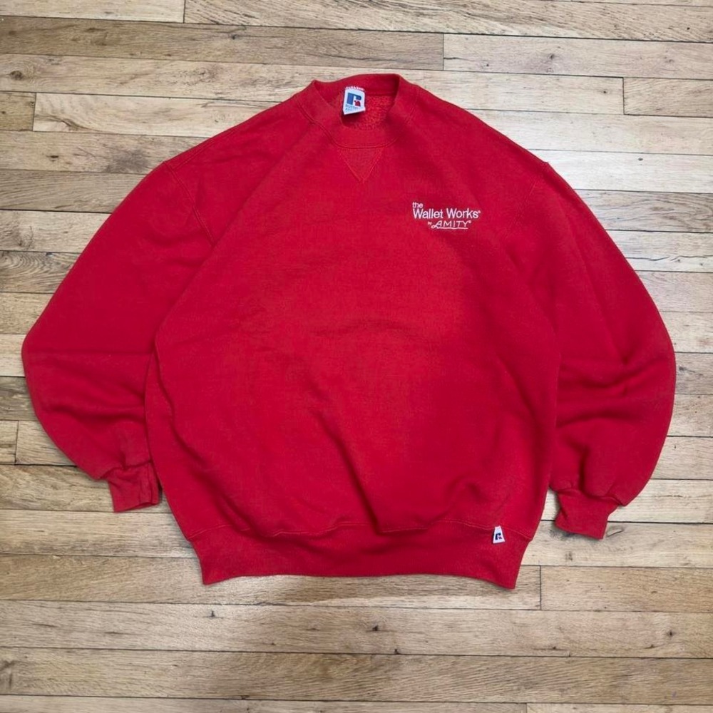 90s Russel Boxy Crewneck Sweatshirt‎